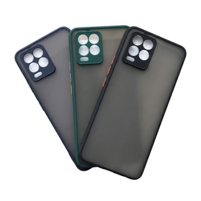 Picture of Camera Protection Bumper Phone Cases For Realme 8  -Black