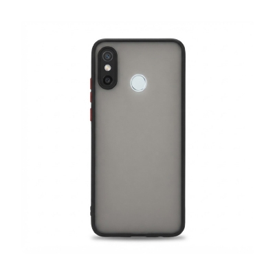 Picture of Premium Quality Shockproof Protective Back Cover Case For Samsung Galaxy A20-Black