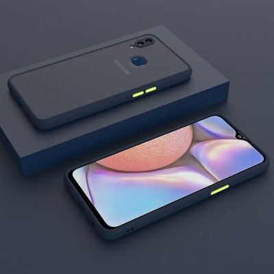 Picture of For Samsung Galaxy A10S High Protection Fashionable Smart Looking Classical Matte Back Case Cover 