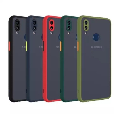 Picture of Premium Quality Shockproof Protective Back Cover Case For Samsung Galaxy A10s-Black