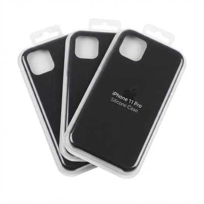 Picture of IPHONE Silicon Back Cover For iPhone X,11,11pro Max,12,12pro max -Black