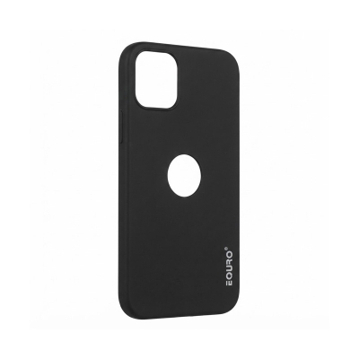 Picture of Iphone 12 কেস সফট স্যান্ডস্টোন স্লিম ম্যাট কভার (Back Case Cover For Smartphone) -Black