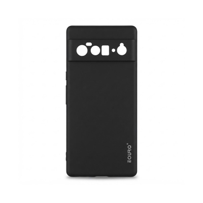 Picture of Eouro Google Pixel 6 Pro Sandstone Slim Case Matte Cover from Eouro Brand - Durable and Reliable - Back Cover -Black