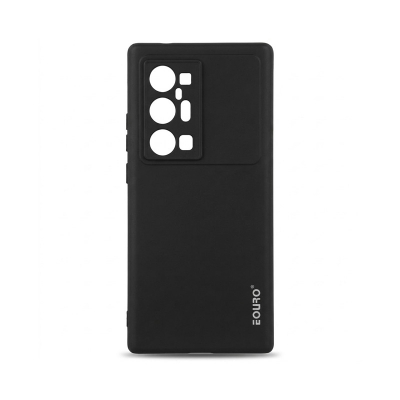 Picture of Eouro For Vivo X70 Pro Plus Premium Camera Protective  Case Soft Sandstone Slim Matte Cover Eouro Case -Black