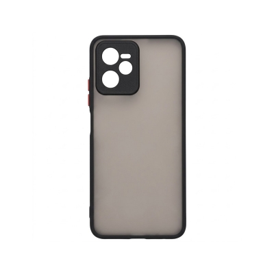Picture of For Realme C35 Camera Protection Smoke case Matte Finish Mobile Back Cover 