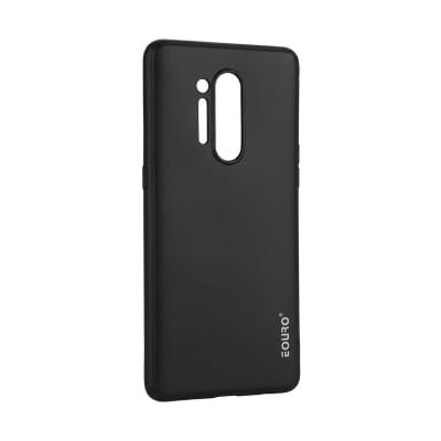 Picture of For 1+8 Pro (One plus 8 Pro) Premium Case Soft Sandstone Slim Matte Cover Eouro Brand -Black