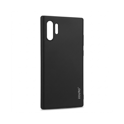 Picture of For Samsung Galaxy Note 10 Plus  Case Soft Sandstone Slim Matte Cover Eouro Brand - Camera - Redmi Note 11 Back Cover (Back Case Cover For Smartphone) -Black
