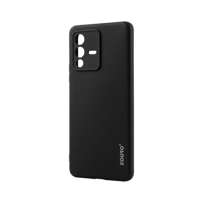 Picture of For Vivo V23 Pro Premium Case Soft Sandstone Slim Matte Cover Eouro cover -Black