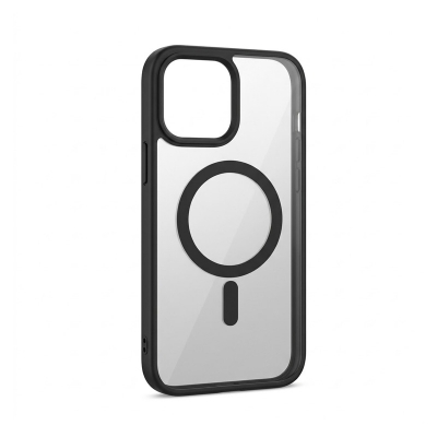 Picture of Magsafe case for iPhone 13 Pro Max Wireless Charger supported Slim Clear transparent Silicone Back Cover case Eouro cover - Camera (Back Case Cover For Smartphone) -Black