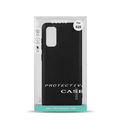 Picture of Premium Case Soft Sandstone Slim Matte Cover for Samsung Galaxy S20 - Stylish and Protective Phone Accessory by -Black