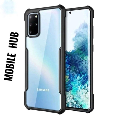 Picture of For Samsung Galaxy S20 Case Shockproof Transparent Phone Cover - Phone Back Cover - Phone - Camera -Black