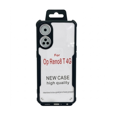 Picture of For Reno 8T 4G Case Shockproof Transparent Phone Cover - Phone Back Cover - Phone - Camera -Black