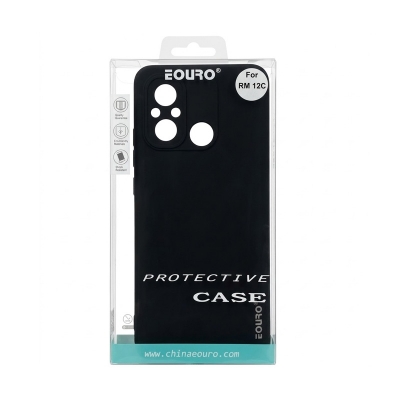 Picture of Premium Quality Shockproof Protective Back Cover Case For Xiaomi Redmi 12c-Black