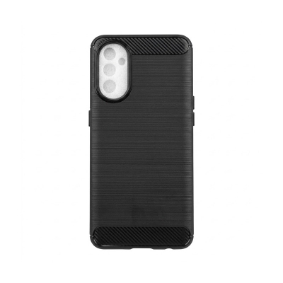 Picture of Carbon Fiber Case For Reno 8T 4G Luxury Stylish Rubber Silicone Armor Designed Shockproof Flexible Camera Bumper Protective TPU Back Cover - Camera - Phone -Black