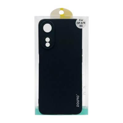 Picture of Premium Quality Shockproof Protective Back Cover Case For Oppo A78 5G-Black