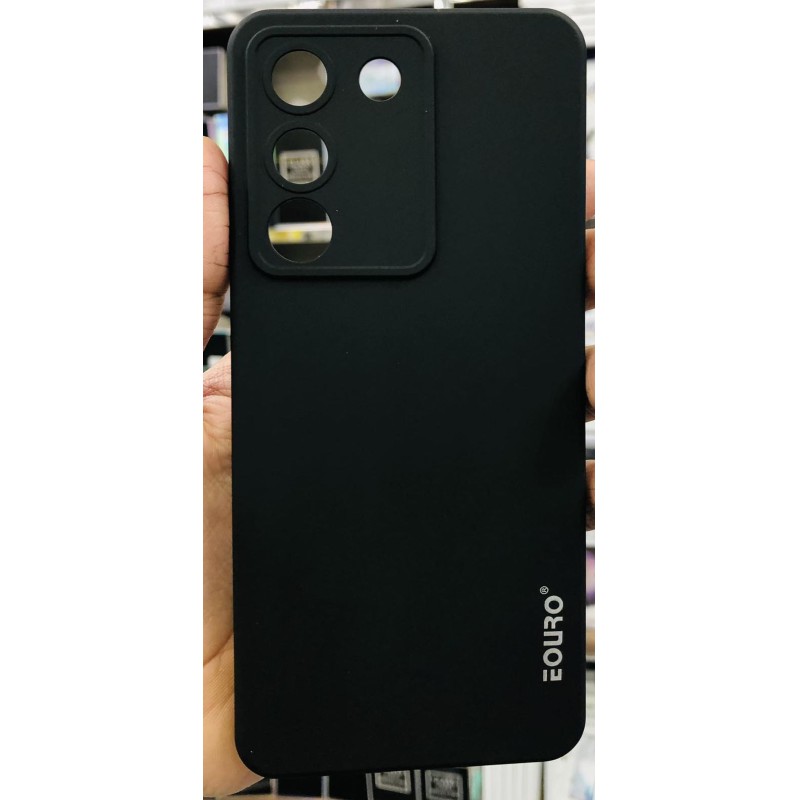 Picture of For Vivo V29e 5G Premium Case Soft Sandstone Slim Matte Cover -Black