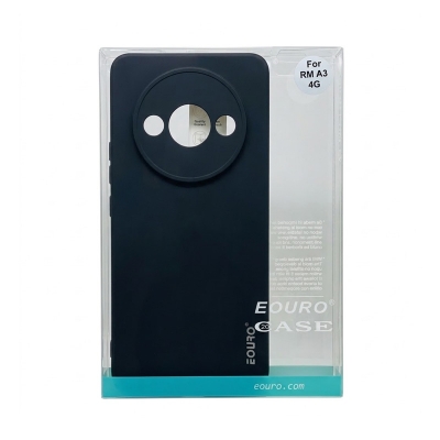 Picture of For Xiaomi Mi A3 Premium Case Soft Sandstone Slim Matte Eouro Cover -Black