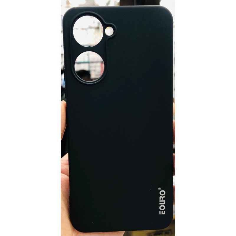 Picture of For Vivo Y18 Premium Case Soft Sandstone Slim Matte Cover Eouro Brand - Phone -Black
