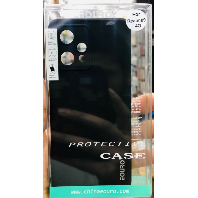 Picture of Premium Quality Shockproof Protective Back Cover Case For Realme 9 4G-Black