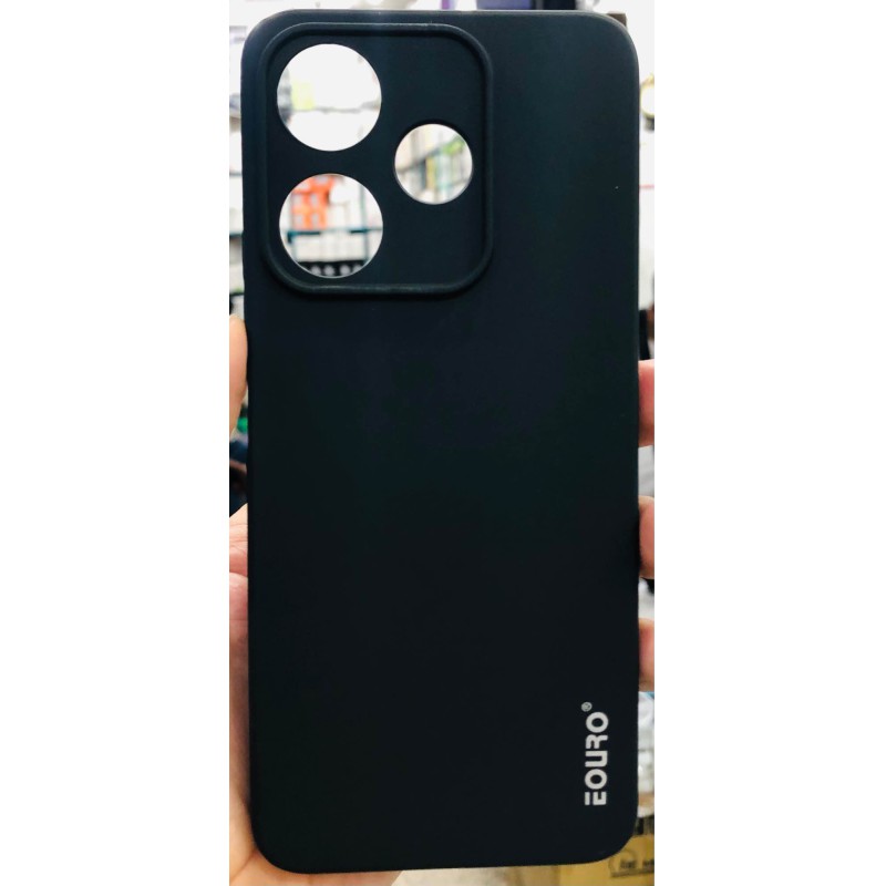 Picture of For Redmi 13 4G Premium Case Soft Sandstone Slim Matte Cover Eouro Brand - Phone -Black