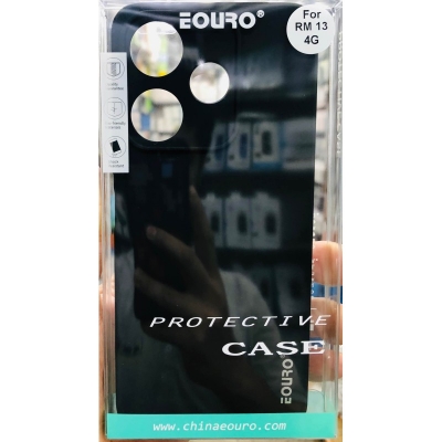 Picture of For Redmi 13 4G Premium Case Soft Sandstone Slim Matte Cover Eouro Brand - Phone -Black