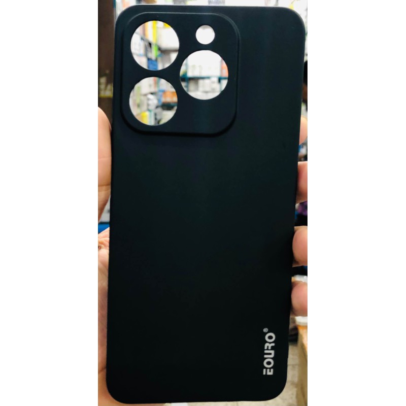 Picture of For Realme C63 Premium Case Soft Sandstone Slim Matte Cover Eouro Brand - Phone -Black