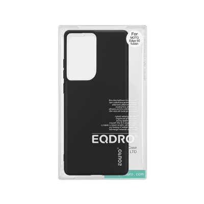 Picture of Premium Case Soft Sandstone Slim Matte Cover for Motorola Edge 50 Fusion - Stylish and Protective Phone Case -Black