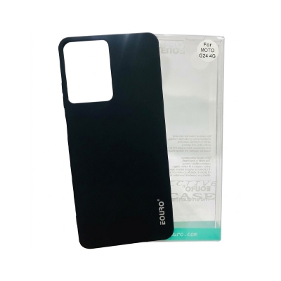 Picture of Premium Quality Shockproof Protective Back Cover Case For Motorola G24-Black