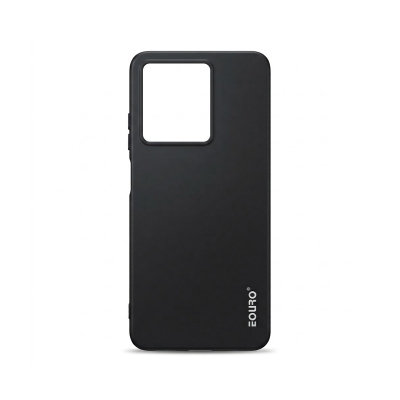 Picture of Motorola G34 Premium Case Soft Sandstone Slim Matte Cover Eouro Brand - Phone -Black