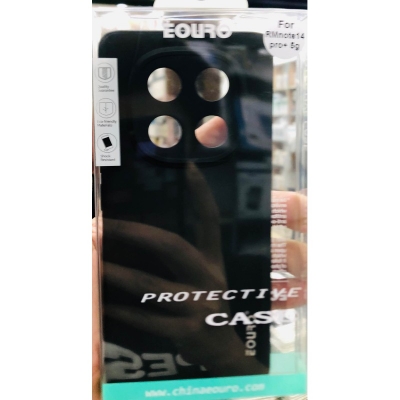Picture of For Xiaomi Redmi Note 14 Pro Plus Premium Case Soft Sandstone Slim Matte Cover- Phone -Black