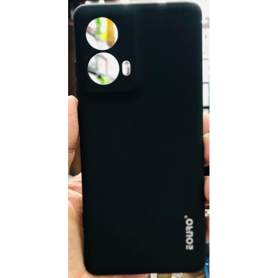Picture of Motorola G85 Premium Case Soft Sandstone Slim Matte Cover Eouro Brand - Phone Case -Black