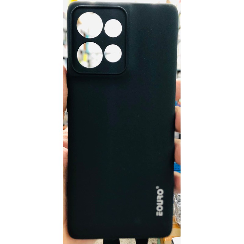 Picture of Motorola Edge 50 Premium Case Soft Sandstone Slim Matte Cover Eouro Brand - Phone Case -Black