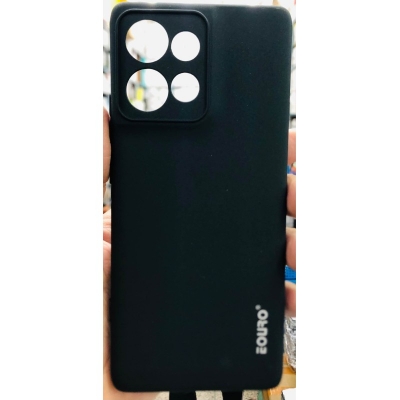 Picture of Motorola Edge 50 Premium Case Soft Sandstone Slim Matte Cover Eouro Brand - Phone Case -Black