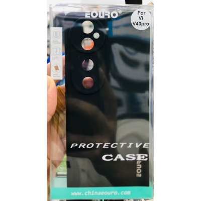 Picture of Premium Quality Shockproof Protective Back Cover Case For Vivo V40-Black