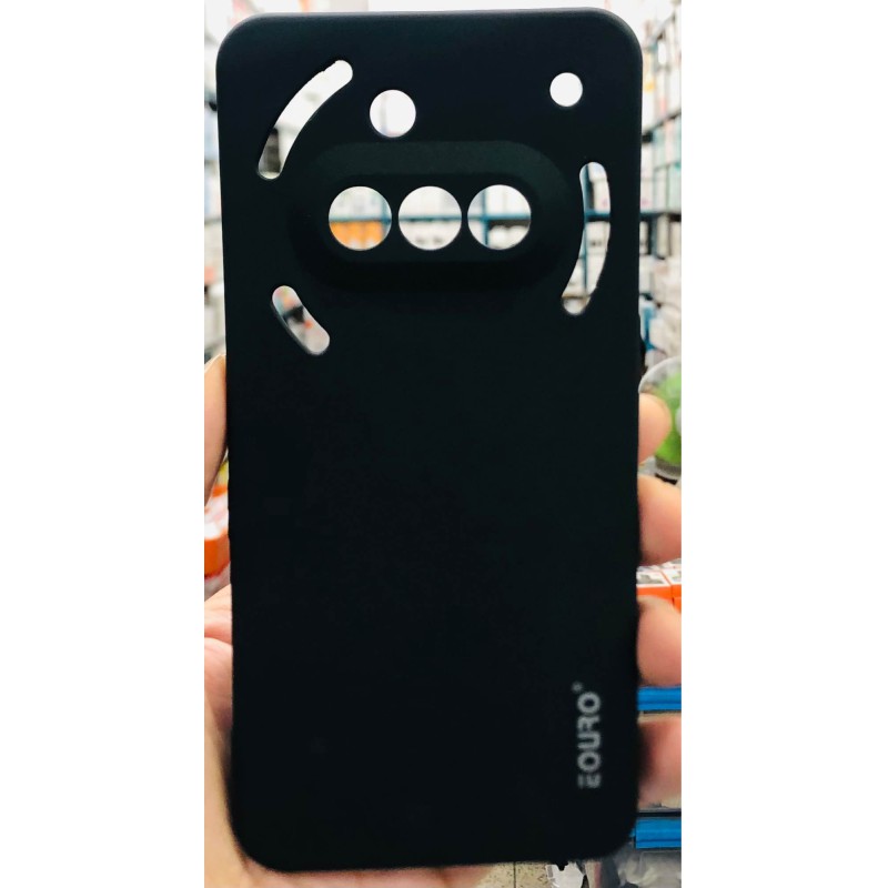 Picture of Premium Case Soft Sandstone Slim Matte Cover for Nothing Phone 3A - Stylish and Protective Phone Case -Black
