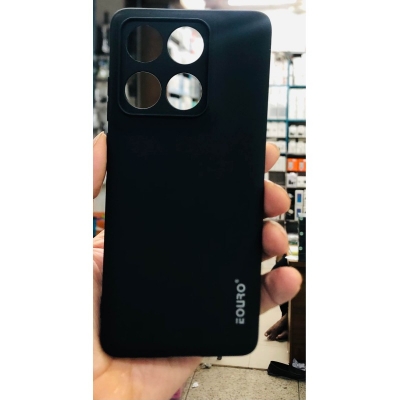 Picture of Premium Case Soft Sandstone Slim Matte Cover for Motorola Edge 60 Fusion - Stylish and Protective Phone Case -Black