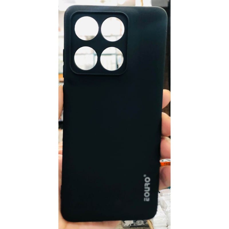 Picture of Premium Case Soft Sandstone Slim Matte Cover for Motorola Edge 60 Fusion - Stylish and Protective Phone Case -Black