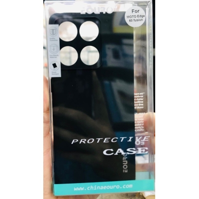 Picture of Premium Case Soft Sandstone Slim Matte Cover for Motorola Edge 60 Fusion - Stylish and Protective Phone Case -Black