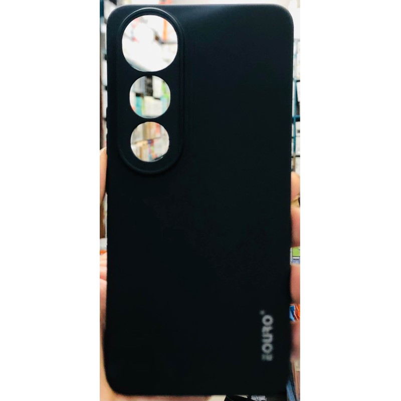 Picture of Premium Case Soft Sandstone Slim Matte Cover for Vivo 50 Lite - Stylish and Protective Phone Case -Black