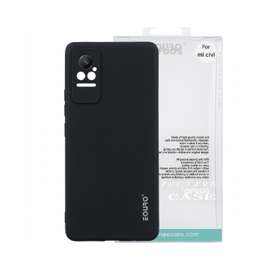 Picture of For Xiaomi Civi Premium Case Soft Sandstone Slim Matte Cover Eouro - Phone -Black
