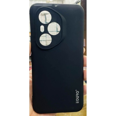 Picture of For Honor 400 Pro Premium Case Soft Sandstone Slim Matte Cover Eouro - Phone -Black