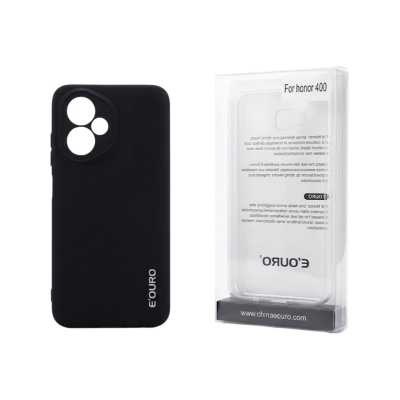Picture of For Honor 400 Premium Case Soft Sandstone Slim Matte Cover Eouro - Phone -Black