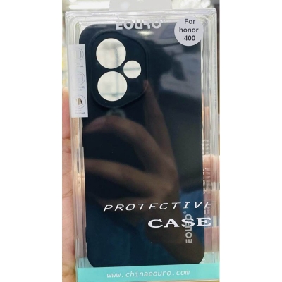Picture of For Honor 400 Premium Case Soft Sandstone Slim Matte Cover Eouro - Phone -Black
