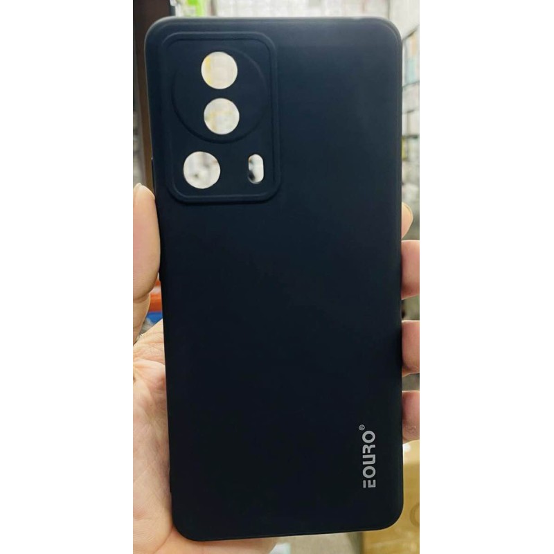 Picture of Xiaomi Civi 2 Premium Case Soft Sandstone Slim Matte Cover Eouro - Phone -Black