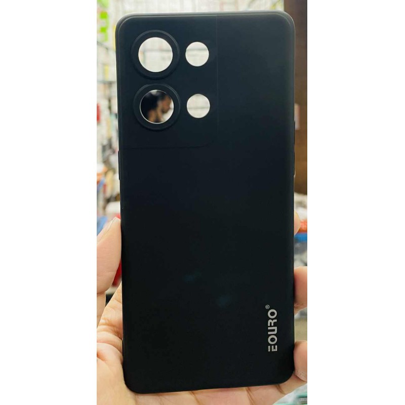 Picture of Premium Case For Oppo Reno 9 5g Premium Case Soft Sandstone Slim Matte Cover Eouro Brand - Camera Back Cover (Back Case Cover For Smartphone) -Black