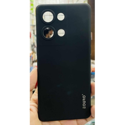 Picture of Premium Case For Oppo Reno 9 5g Premium Case Soft Sandstone Slim Matte Cover Eouro Brand - Camera Back Cover (Back Case Cover For Smartphone) -Black
