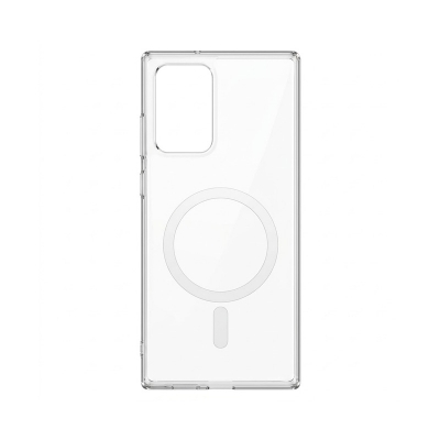 Picture of For Motorola Edge 50 Pro Anti Yellow Hard MagSafe Compatible Shockproof Transparent Slim Fit Wireless Charging supported Phone Back Case Mobile Cover -Black