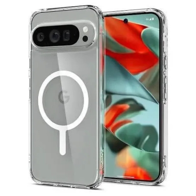 Picture of For Motorola Edge 50 Pro Anti Yellow Hard MagSafe Compatible Shockproof Transparent Slim Fit Wireless Charging supported Phone Back Case Mobile Cover -Black