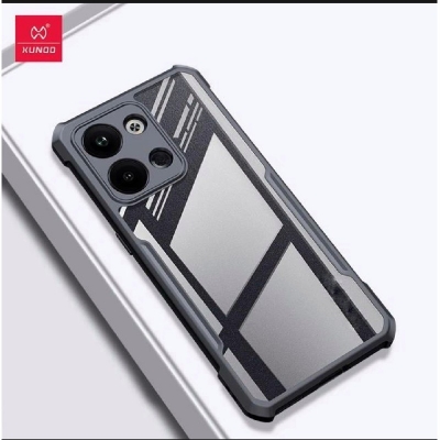 Picture of Xiaomi Redmi 15C 4G Xundd Protective Airbag Bumper Transparent Back Side Clear Phone Case Back Cover -Black