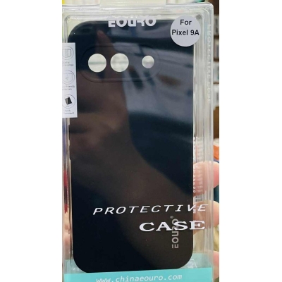 Picture of Google Pixel 9A Premium Case Soft Sandstone Slim Matte Cover Eouro Brand - Phone Case -Black